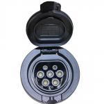 UL94 V-0 32A EV Charging Accessories Type 2 Charging Socket for sale