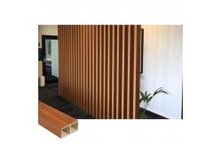 China 100mm Interior WPC Tube Anti Warp WPC Interlocking Louvers supplier