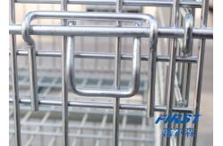 China Wire mesh container used in storing goods in warehouse supplier