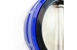 China Powder Media DN80 Water Butterfly Valves With Pneumatic Actuator Sealing Performance supplier