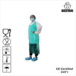 ISO9001 Waterproof PE Disposable Protective Apron For Kitchen for sale