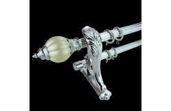 China Morocco 1.5m Crystal 3m Pipe Curtain Rods Set For Bedroom supplier