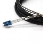 Ftta Duplex Fiber Armored Fiber Optic Patch Cord Outdoor 3m 5m 7m Black for sale