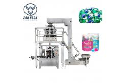 China Counting Zip Lock Pouch Packing Machine For Laundry Pods supplier