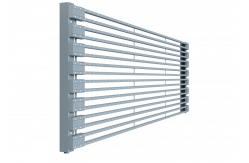 China Digital Signs Louver LED Transparent Screen Light Weight SMD3535 supplier
