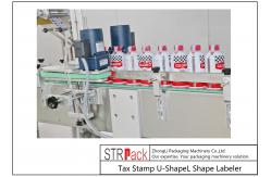 China U / L Shape Tax Stamp Labeling Machine 10 - 200 mm supplier