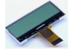 China 28 Pins COG LCD Module White LED Backlight Transflective Mono LCD Display supplier