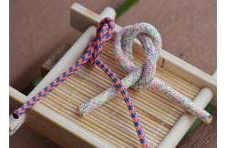 China 20cm Customised Eco Friendly Polyester Drawstring Cord For Bags supplier