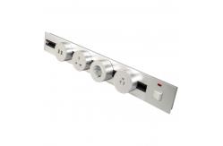 China Removable Power Socket, Concealed Mounting Track And Power Adapter For Commercial supplier