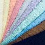 Knitting Crinkle Double Gauze Fabric 280gsm for sale
