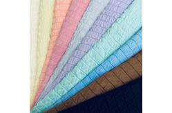 China Knitting Crinkle Double Gauze Fabric 280gsm supplier