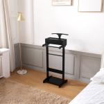 EU MDF Height 110CM Wooden Coat And Shoe Stand For Entrance Hallway