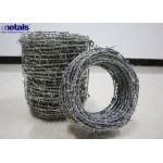 Electro Galvanized Double Strand BWG12x12 4 barbed concertina wire For Expressways