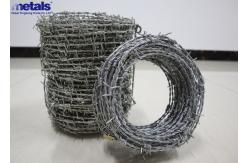 China Electro Galvanized Double Strand BWG12x12 4 barbed concertina wire For Expressways supplier