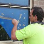 UV Protection Poly 45 Days 0.07mm Self Adhesive Window Film for sale