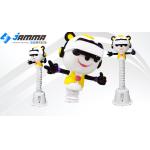 Coin Operated Virtual Reality Cinema Panda Head VR Machine Galvanized Steel Frame For Kids for sale