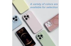 China IPhone 16 14 Magsafe Liquid Silicone Cell Phone Case With Customizable Logo supplier