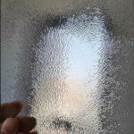 Chinchilla 4MM Clear Textured Tempered Glass Panels Drilling Aqualite Kasumi Nashiji for sale