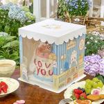 Customizable Large Cake Boxes with Matt Lamination and Offset Printing Packaging for sale