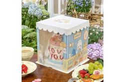 China Customizable Large Cake Boxes with Matt Lamination and Offset Printing Packaging supplier