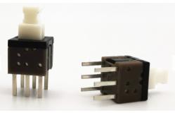 China 5.8x5.8 SMD 6P DIP Self Locking On Off Key Switch supplier