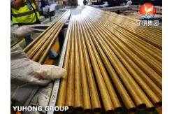 China C68700 Copper Alloy Seamless Tube ASTM B111 For Heat Exchangers SGS Approved supplier