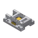Electrical Quad Flat Pack Azimuth Carrierless Test Socket 63114-040-48TM Azimuth Electronics for sale
