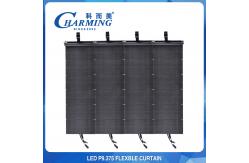 China Multipurpose 32x16 Flexible LED Screen , Windproof Bendable LED Display supplier