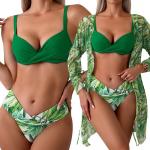 Halter Bandeau Strapless Bikini Swimming Suits Red Blue Green Yellow for Beach Vacation for sale