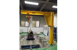 China Free Standing Manual Jib Crane Slewing Jib 500kg With Electric Hoist supplier