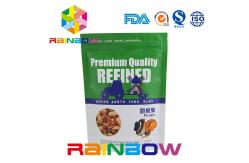 China Customized Printed Doy Pack Nuts Pouch Packaging Zipper And Tear Notch supplier