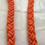 High Tenacity 8 Strand Polyester Berth Mooring Ship Rope 48mm-120m Diameter