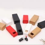 Custom Printed Drawer Paper Boxes Cosmetic Delivery Box With Logo for Lipstick Lip Balm Mascara for sale