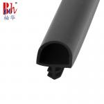 Anti Collision Wooden Door Seal Strip Middle Groove Type Heightened D Shape 10*8mm for sale
