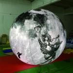 PVC cloth Advertising sealed Inflatable Planet Mars Balloons for sale