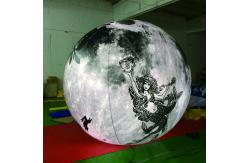 China Giant inflatable balloon flag balloon flying helium inflatable flag balloon with Led Light supplier