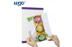 China A4 210mm X 297mm Wall Mounted Sign Holder ODM Clear Plastic Material supplier