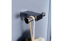 China 86mm Length Bathroom Robe Hooks Brushed Stainless Steel Coat Hook supplier