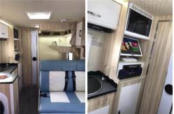 China Customized Mobile Home Caravan 105 km/h For Family Camping And Touring supplier