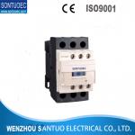 PA66 Din Rail AC Contactor , White Electrical Single Pole 24V Contactor for sale