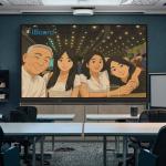4K LCD Interactive Whiteboard Touch Panel Smart for sale