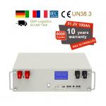 51.2V 100Ah 5kWh Lifepo4 Battery Pack With BMS Serve Rack For Home Energy Storage for sale
