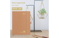 China 6.5''X8.5'' Weekly Planner 2023 Orange Vertical Hourly Schedule supplier