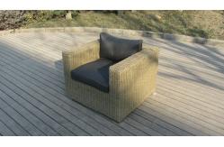 China Round rattan wicker sectional outdoor sofa set with comfortable cushion supplier