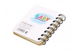 China kraft hard cover offset printing side double spiral bound book printing service supplier