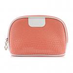 Portable Travel Shell Shape Cosmetic PU Makeup Bag for sale