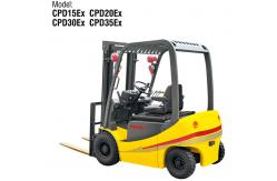 China 5.6m Height 3.5t  Explosion Proof Sit Down Electric Powered Forklift supplier