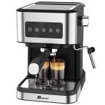 China Anbo Touch Screen Control Coffee And Espresso Maker Multifunctional Cappuccino 20 Bar manufacturer
