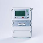 White Three Phase Prepaid Energy Meter LCD Display GPRS/GSM/WIFI/RS485 Communication for sale