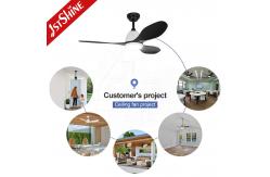 China DC Motor Ceiling Fan Light Modern Smart Remote Control Energy Saving supplier